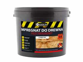 Impregnat przeciwogniowy - czterofunkcyjny koncentrat 1:4 5 kg MAXOLIN