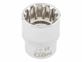 Nasadka Spline 1/2", 23 mm NEO