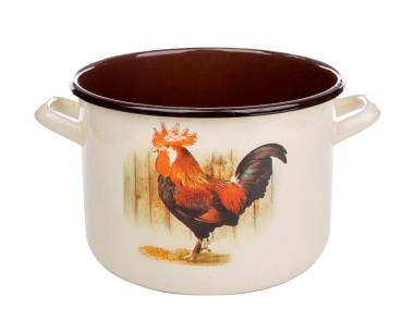 Zdjęcie: Garnek emaliowany Kokosz 20 cm - 4,4 L EMALIA PLESZEW