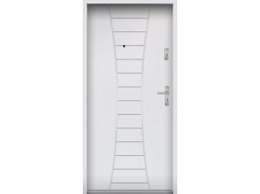 Zdjęcie: Drzwi wejściowe do mieszkań Bastion R-63 Biały 90 cm lewe OSP KR CENTER