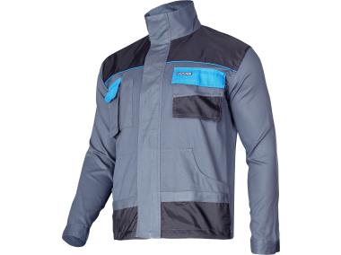 Zdjęcie: Bluza szaro-niebieska 100% bawełna, 190g/m2, 3XL 60, CE, LAHTI PRO