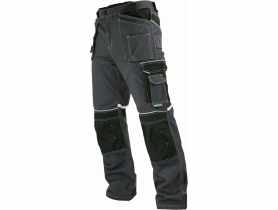 Spodnie robocze Allround line szaro-czarne do pasa XXL -58 STALCO PREMIUM