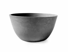 Doniczka misa 31x31x15 cm ekologiczna szara TIN TOURS