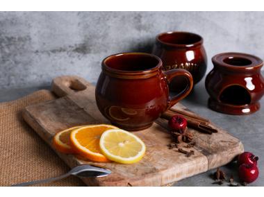 Zdjęcie: Kubek beczułka Grzaniec z uchem 320 ml ALTOM DESIGN