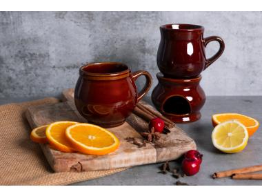 Zdjęcie: Kubek beczułka Grzaniec z uchem 320 ml ALTOM DESIGN