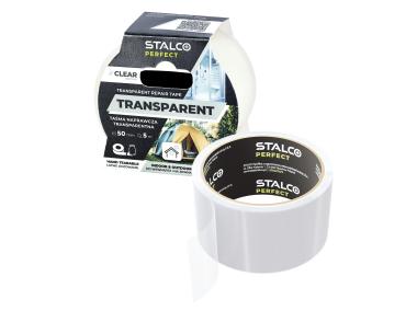 Zdjęcie: Taśma naprawcza transparentna 50 mm x 5 m STALCO PERFECT