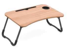 Stolik pod laptop Timber dąb-czarny TS INTERIOR