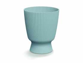 Doniczka Milly Round jasny szary, wysokość 26,2 cm PROSPERPLAST