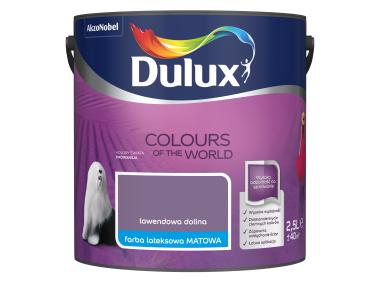 Zdjęcie: Farba do wnętrz Kolory Świata 2,5 L lawendowa dolina DULUX
