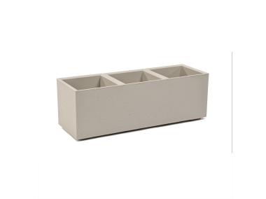 Zdjęcie: Kwietnik Karo 900x300x300 mm beton recycled, beżowy LAMELA