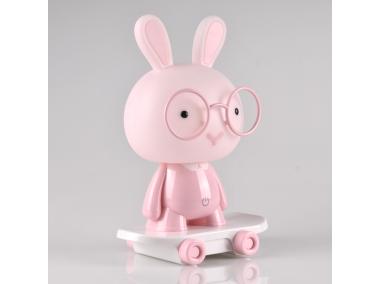Zdjęcie: Lampa Królik Mini na deskorolce LED 2,5 W róż POLUX