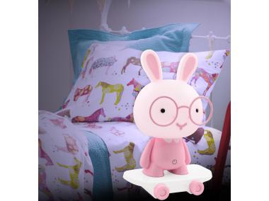 Zdjęcie: Lampa Królik Mini na deskorolce LED 2,5 W róż POLUX