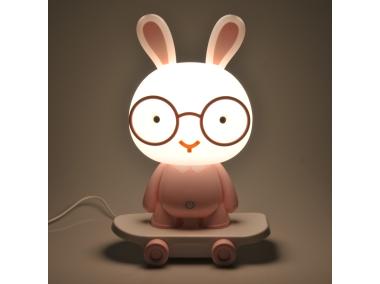 Zdjęcie: Lampa Królik Mini na deskorolce LED 2,5 W róż POLUX