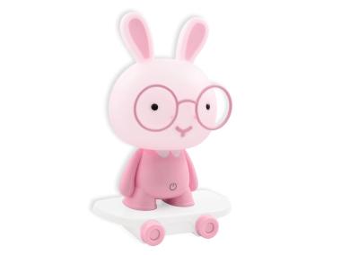 Zdjęcie: Lampa Królik Mini na deskorolce LED 2,5 W róż POLUX