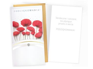 Zdjęcie: Karnet PM-269 Podziękowania KUKARTKA