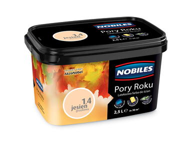 Zdjęcie: Farba lateksowa Pory Roku 2,5 L jesień gruszkowa NOBILES