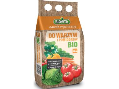 Zdjęcie: Nawóz organiczny do warzyw i pomidorów BIO granulat 3 kg BIOVITA