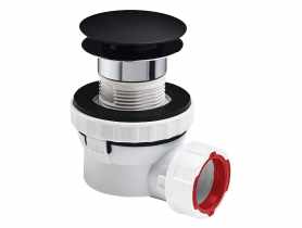 Syfon umywalkowy Nano Quick-Clac Black Mat WIRQUIN