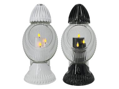 Zdjęcie: Znicz Luksor z wkładem LED SANTA MAROZZA