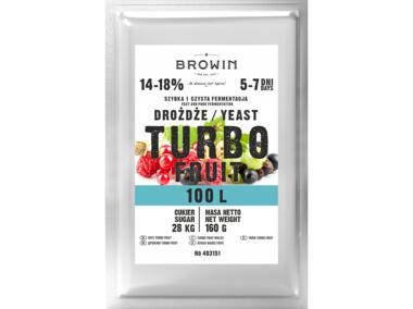 Zdjęcie: Drożdże winiarskie Turbo Fruit 5-7 dni 100 L BROWIN