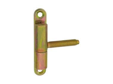 Zdjęcie: Zawias 15x50 mm przykręcany ocynk żółty, 2 sztuki METRO