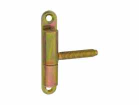 Zawias 15x50 mm przykręcany ocynk żółty, 2 sztuki METRO