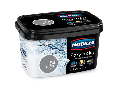 Zdjęcie: Farba lateksowa Pory Roku 2,5 L zima polarna NOBILES