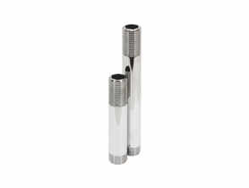 Rura dwustronnie gwintowana 1/2x80 mm chrom TYCNER
