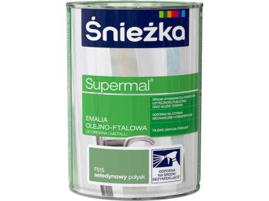 Zdjęcie: Farba do drewna i metalu Supermal 0,8 L seledynowa ŚNIEŻKA