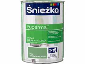 Farba do drewna i metalu Supermal 0,8 L seledynowa ŚNIEŻKA