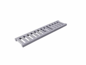 Odwodnienie liniowe krata popiel PVC A 15, 500x126x20 mm ZMM MAXPOL