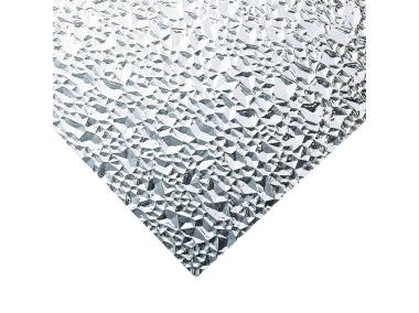 Zdjęcie: Szkło z polistyrenu, z punktami diamentowymi przejrzystymi 120x64 cm ROBELIT