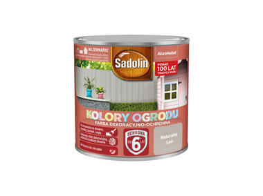 Zdjęcie: Farba do drewna Kolory ogrodu 0,25 L naturalny len SADOLIN
