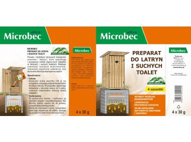 Zdjęcie: Preparat do latryn i suchych toalet 4x30 g Microbec BROS