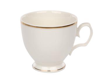 Zdjęcie: Filiżanka Mariapaula ecru Złota Linia Cappuccino 350 ml ALTOMDESIGN