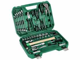 Zestaw multinarzędziowy 56 elementów 1/2, 1/4 S-54011 STALCO