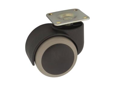 Zdjęcie: Kółko meblowe 50 mm, 50 kg, płyta mocująca, do paneli METRO