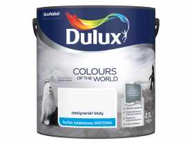 Farba lateksowa Kolory Świata 2,5 L designerski biały DULUX