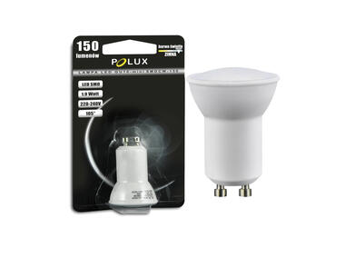 Zdjęcie: Żarówka LED GU10-mini SMD 1,9 W CW  ceramic POLUX
