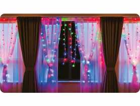 Kurtyna świąteczna LED 3x2 m RGB multikolor VOLTENO