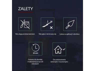 Zdjęcie: Akryl szpachlowy szybki biały 280 ml TYTAN PROFESSIONAL