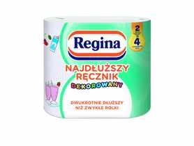Ręcznik papierowy Najdłuższy Ręcznik Dekorowany 2 rolki REGINA