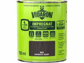 Impregnat ochronno-dekoracyjny antracyt szary 0,7 L VIDARON