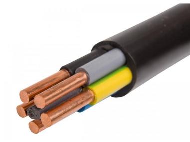 Zdjęcie: Kabel elektroenergetyczny YKY 5x10 żo 0,6/1kV (krążek 50 m) ELEKTROKABEL