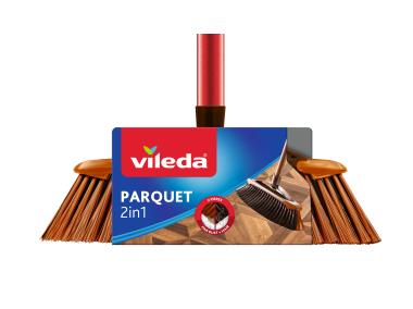 Zdjęcie: Szczotka do zamiatania parkietów 2 w 1 VILEDA