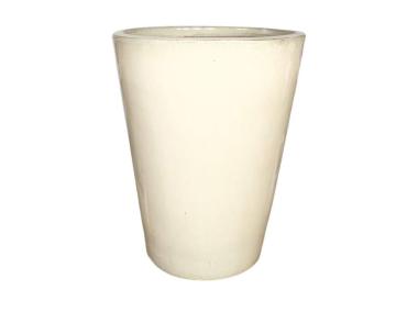 Zdjęcie: Donica 1500 szkliwo 54x42 cm kremowa mrozoodporna CERMAX