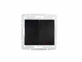 Łącznik dwugrupowy LED Logi 02-1120-142 MOWION