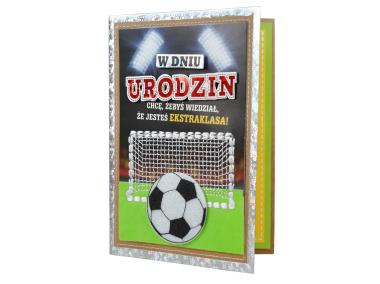 Zdjęcie: Karnet FR-014 Urodziny - piłka KUKARTKA