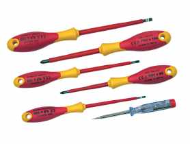 Wkrętaki elektrotechniczne 2 komp kk23 ph  szt.5 + wskaźnik napięcia 1000v  PROFIX