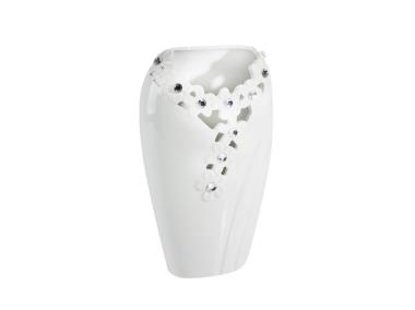 Zdjęcie: Wazon Sabrina 12x8x21 cm biały EUROFIRANY